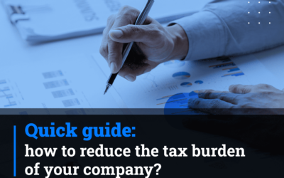 Quick guide: how to reduce the tax burden of your company?